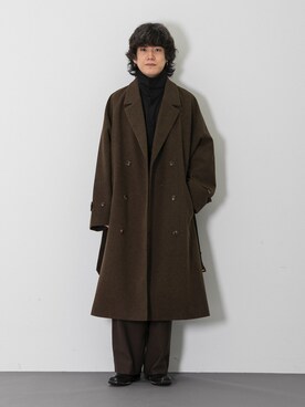 「SENSE OF PLACE by URBAN RESEARCH（センスオブプレイスバイアーバンリサーチ）のアイテム（トレンチコート）」を使った、kainanさん（メンズ・176cm）の秋コーディネート