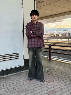 「アイテム（その他アウター）」を使った、kainanさん（メンズ・176cm）の冬コーディネート