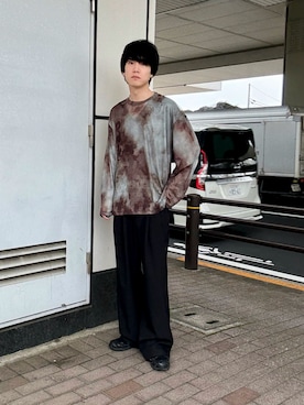 「SENSE OF PLACE by URBAN RESEARCH(センスオブプレイスバイアーバンリサーチ)のアソートシアーロングTシャツ(その他トップス、ブルー系)」を使った、kainanさん(メンズ・176cm)の春コーディネート