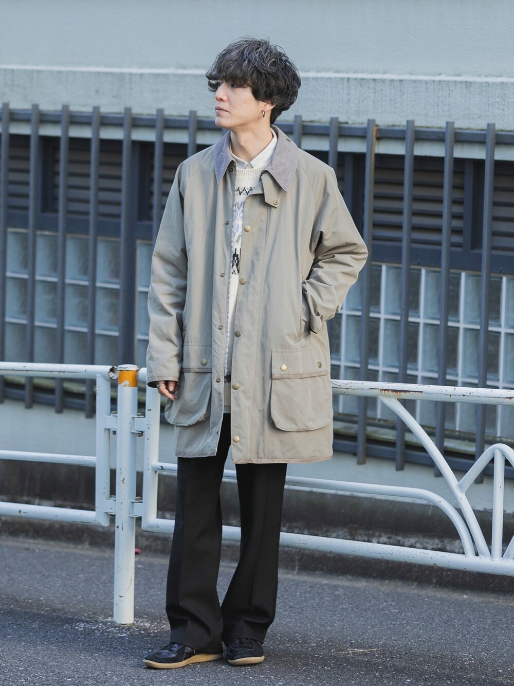 別注』Barbour×DOORS FLEECELINED BEDALE OG
