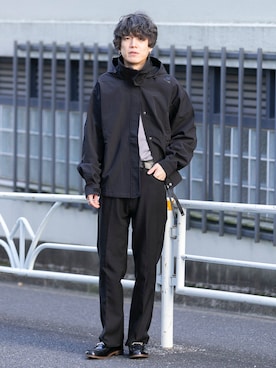 「Uiscel（ユイセル）のアイテム（ジャケット/アウター）」を使った、kainanさん（メンズ・176cm）の春コーディネート
