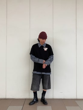 「アイテム（ブーツ）」を使った、りゅうじさん（メンズ・167cm）の夏コーディネート