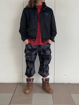 「G-STAR（ジースター）のアイテム」を使った、りゅうじさん（メンズ・173cm）の春コーディネート