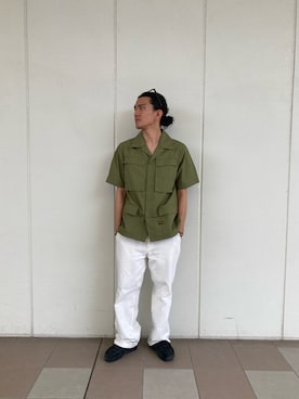 G-STAR（ジースター）の「E UTILITY CROPPED SHIRT（シャツ/ブラウス