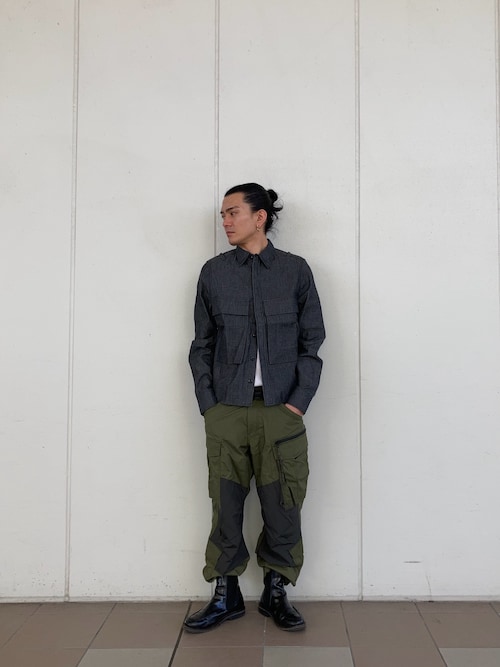 G-STAR RAW シャツ CROPPED REGULAR SHIRT/ライトウェイトデニムシャツ