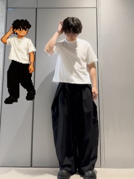 「アイテム（ローファー）」を使った、こたんごig:kotango0824さん（骨格ナチュラル・メンズ・173cm）の夏コーディネート