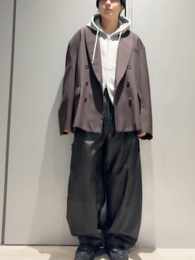 「stein（シュタイン）のアイテム」を使った、こたんごig:kotango0824さん（メンズ・173cm）の冬コーディネート