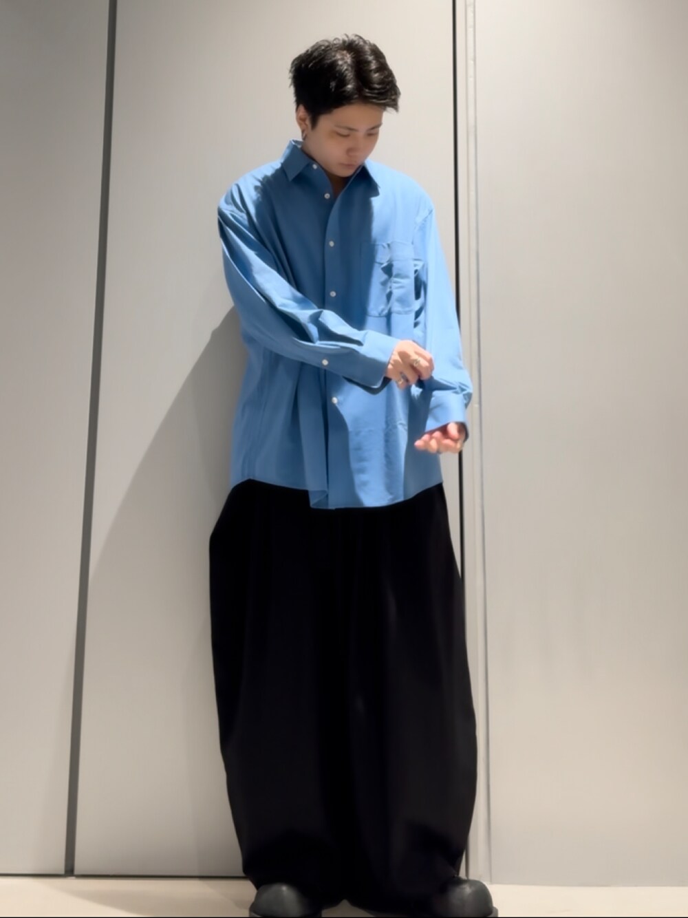 コッキ　khoki プリーツデザインチノパンツ　サイズ3 コッキ khoki プリーツデザインチノパンツ サイズ3 KHOKI