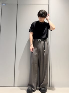 「アイテム（スラックス）」を使った、こたんごig:kotango0824さん（メンズ・173cm）の夏コーディネート