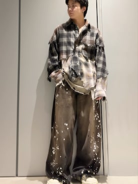 「アイテム（タンクトップ）」を使った、こたんごig:kotango0824さん（メンズ・173cm）の秋コーディネート