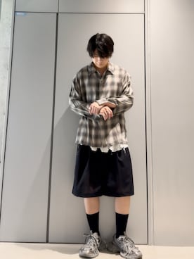 「アイテム（ソックス/靴下）」を使った、こたんごig:kotango0824さん（メンズ・173cm）の夏コーディネート