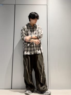 「アイテム（カーゴパンツ）」を使った、こたんごig:kotango0824さん（メンズ・173cm）の夏コーディネート