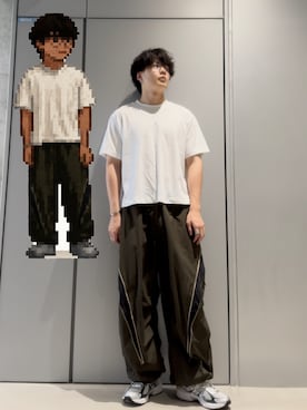 「ASICS（アシックス）のアイテム」を使った、こたんごig:kotango0824さん（骨格ナチュラル・メンズ・173cm）の夏コーディネート