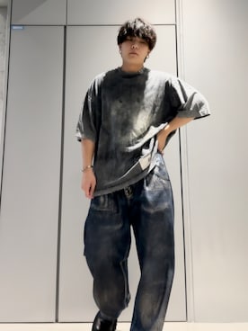 「アイテム（Tシャツ/カットソー）」を使った、こたんごig:kotango0824さん（メンズ・173cm）の夏コーディネート