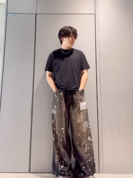 「アイテム（Tシャツ/カットソー）」を使った、こたんごig:kotango0824さん（メンズ・173cm）の夏コーディネート