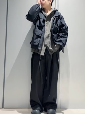 「YOKE（ヨーク）のアイテム」を使った、こたんごig:kotango0824さん（メンズ・173cm）の冬コーディネート