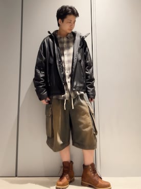 「アイテム（その他アウター）」を使った、こたんごig:kotango0824さん（メンズ・173cm）の秋コーディネート