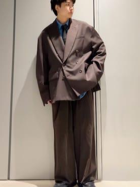 「stein（シュタイン）のアイテム」を使った、こたんごig:kotango0824さん（メンズ・173cm）の冬コーディネート