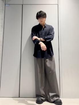 「アイテム（スラックス）」を使った、こたんごig:kotango0824さん（メンズ・173cm）の夏コーディネート