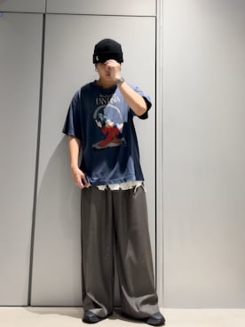 「アイテム（ニットキャップ/ビーニー）」を使った、こたんごig:kotango0824さん（メンズ・173cm）の秋コーディネート