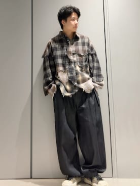 「アイテム（シャツ/ブラウス）」を使った、こたんごig:kotango0824さん（メンズ・173cm）の秋コーディネート