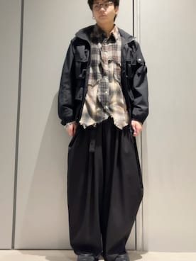 「YOKE（ヨーク）のアイテム」を使った、こたんごig:kotango0824さん（メンズ・173cm）の冬コーディネート