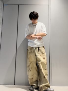 「アイテム（Tシャツ/カットソー）」を使った、こたんごig:kotango0824さん（メンズ・173cm）の夏コーディネート