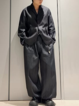 「アイテム（デニムパンツ）」を使った、こたんごig:kotango0824さん（メンズ・173cm）の秋コーディネート