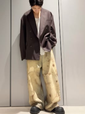 「アイテム（タンクトップ）」を使った、こたんごig:kotango0824さん（メンズ・173cm）の秋コーディネート