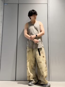 「アイテム（タンクトップ）」を使った、こたんごig:kotango0824さん（メンズ・173cm）の夏コーディネート