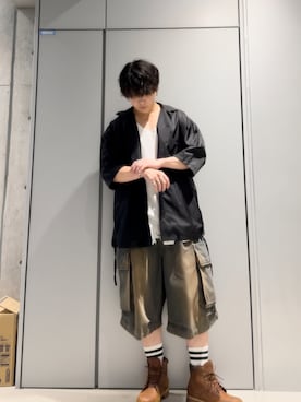 「アイテム（シューズ）」を使った、こたんごig:kotango0824さん（メンズ・173cm）の夏コーディネート