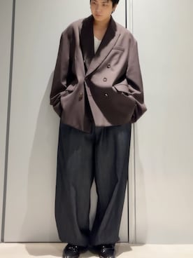 「アイテム（デニムパンツ）」を使った、こたんごig:kotango0824さん（メンズ・173cm）の秋コーディネート