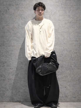 「KHOKI（コッキ）のアイテム」を使った、こたんごig:kotango0824さん（メンズ・173cm）の春コーディネート