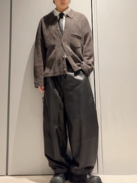 「アイテム（カーディガン/ボレロ）」を使った、こたんごig:kotango0824さん（メンズ・173cm）の冬コーディネート