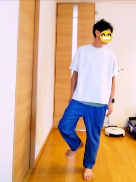 「JOURNAL STANDARD relume（ジャーナルスタンダード　レリューム）のアイテム（パンツ）」を使った、skysunnyseaさん（メンズ・173cm）の春コーディネート