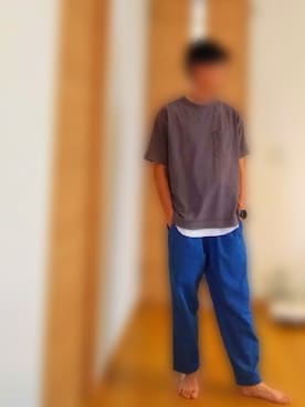 「JOURNAL STANDARD relume（ジャーナルスタンダード　レリューム）のアイテム（パンツ）」を使った、skysunnyseaさん（メンズ・173cm）の春コーディネート