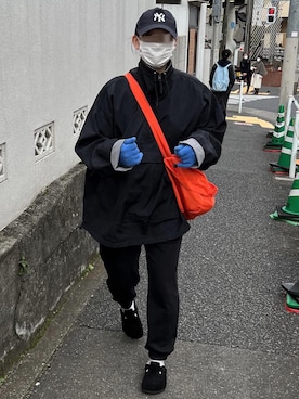 「ほめられ本命コーデ」｜「アイテム（ブルゾン）」を使った、ぷにさん（レディース・165cm）の冬コーディネート