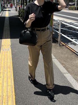 「Scye（サイ）のアイテム」を使った、ぷにさん（レディース・165cm）の春コーディネート
