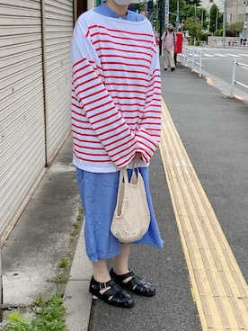 ぷにさんの（COMOLI | コモリ）を使ったコーディネート