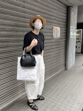 「Scye（サイ）のアイテム」を使った、ぷにさん（レディース・165cm）の夏コーディネート