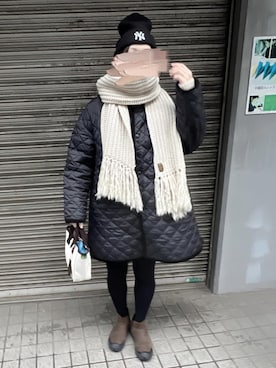 「THE SHINZONE（ザ　シンゾーン）のアイテム（ジャケット/アウター）」を使った、ぷにさん（レディース・165cm）の冬コーディネート