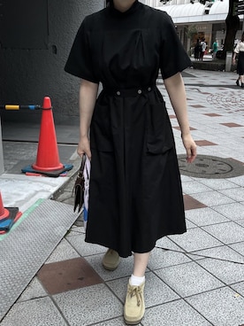 「アイテム（ブーツ）」を使った、ぷにさん（レディース・165cm）の夏コーディネート