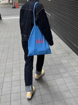 「LENO（リノ）のアイテム（ジャケット/アウター）」を使った、ぷにさん（レディース・165cm）の春コーディネート