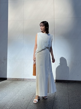 「MARROW（マロウ）のアイテム」を使った、SAYAKAさん（レディース・153cm）の春コーディネート