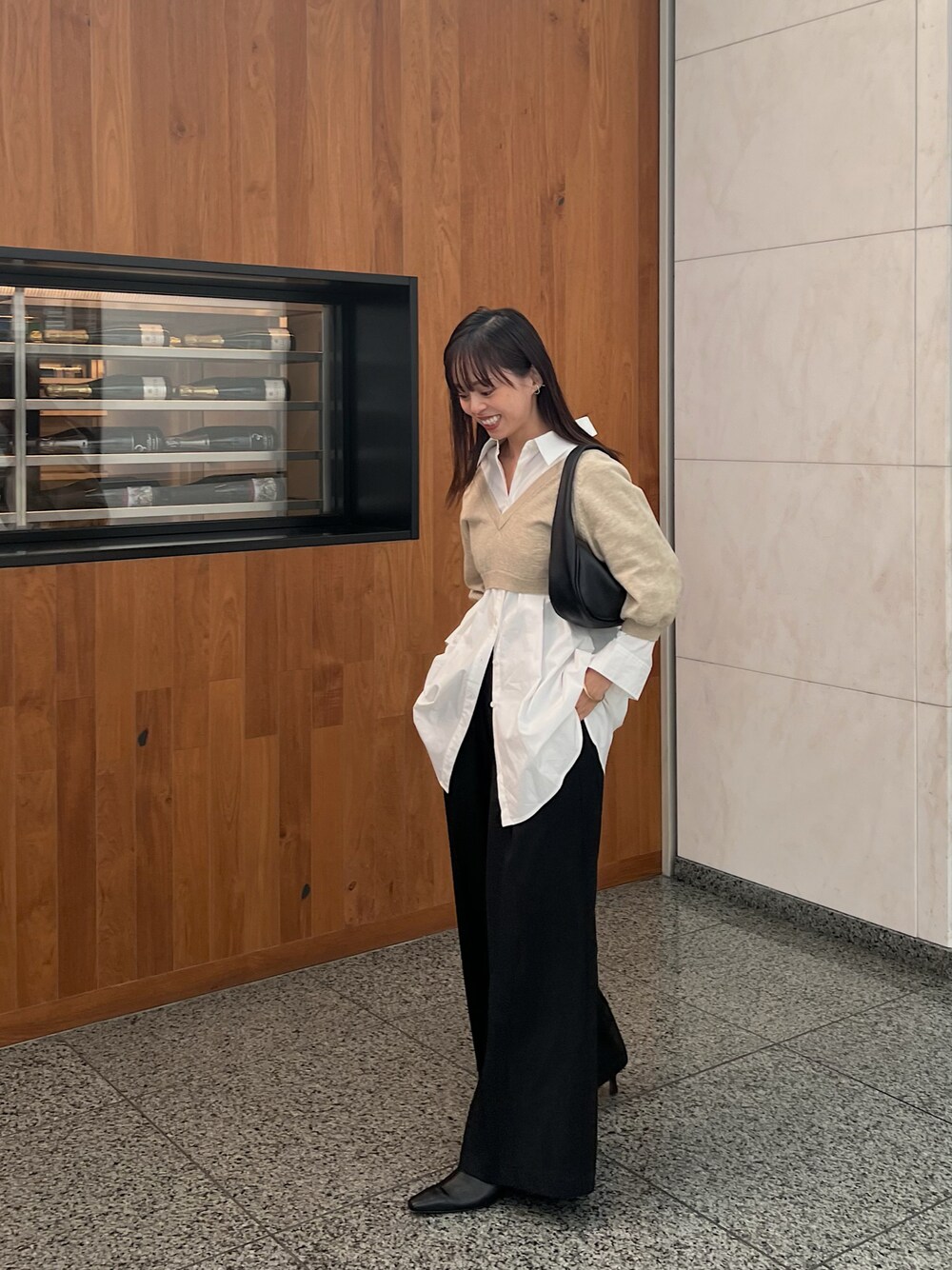 ETRE TOKYO（エトレトウキョウ）の「2wayシルエットワイドパンツ
