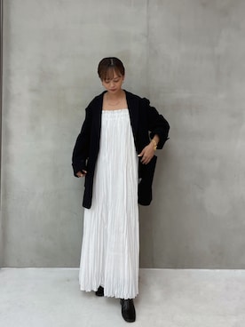「ETRE TOKYO（エトレトウキョウ）のアイテム（ジャケット/アウター）」を使った、SAYAKAさん（レディース・153cm）の秋コーディネート