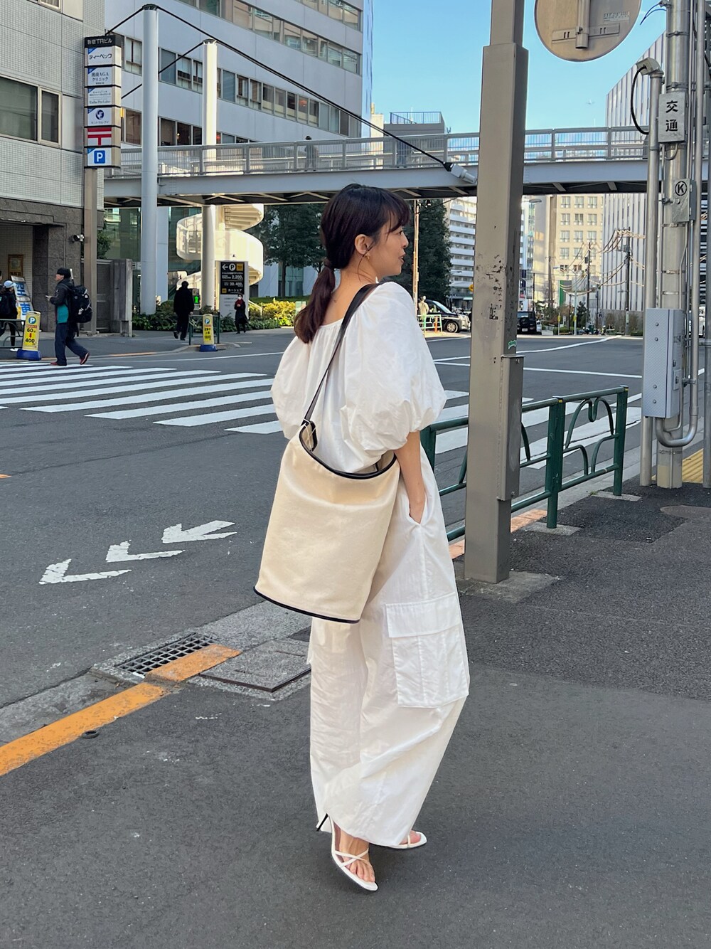 ETRE TOKYO（エトレトウキョウ）の「キャンバスコンビバケットバッグ 
