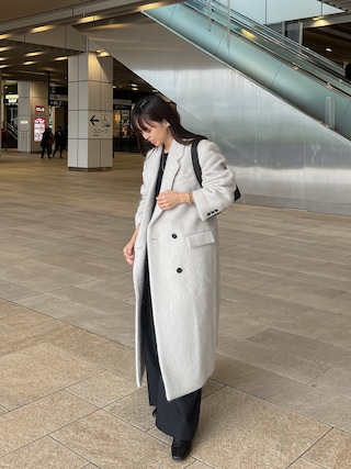 ETRE TOKYO ウールシャギーチェスターコート ETRE TOKYO - ウールシャギーチェスターコート - KHIKI | ADDICT