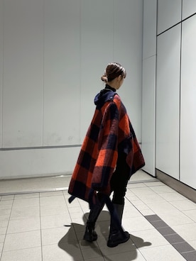 「ETRE TOKYO（エトレトウキョウ）のアイテム（ジャケット/アウター）」を使った、SAYAKAさん（レディース・153cm）の秋コーディネート