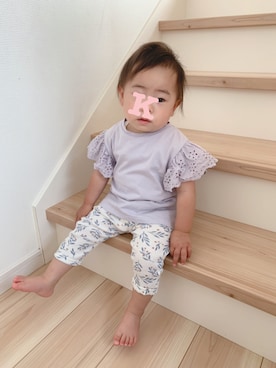 「1歳5ヶ月」｜mameさん（キッズ・80cm）の夏コーディネート